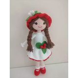 Beyaz Kokina Çiçeği Bebek Amigurumi Organik Oyuncak