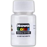 Beyaz Kumaş Boyası Tişört Çanta Tekstil Boyası 30 ml 1 Adet Nova Color Kumaş Boyası Beyaz 1 Adet