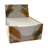 Beyaz Küp Bloknot 8x8 cm - Kare