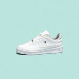 Beyaz L.A Polo 07 Unisex Erkek Spor Ayakkabı Düz Tabanlı Konforlu Malzeme ile Tasarlandı - Beyaz - Beyaz