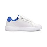 Beyaz Mavi Cırtlı Unisex Çocuk Spor Ayakkabı