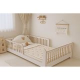 Beyaz Mdf Lisinia Model Montessori Bebek ve Çocuk Karyolası - 90 x 190 cm