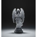 Beyaz Melek Figürü 👼 15 cm | Pla Hammaddeli Dekoratif Biblo 🌿