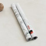 Beyaz Mermer Desenli Kendinden Yapışkanlı Folyo 3 M X 60 Cm