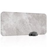 Beyaz Mermer Desenli Oyuncu Gaming Mouse Pad Kauçuk Kaymaz Taban Mousepad (V4, 70x30 XL)