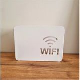 Beyaz Metal Wi-Fi Modem Saklama Kutusu 24X18CM, Kablo Gizleyici, Dekoratif - Seçenek 1 - Ahşap - Bej - Siyah