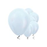 Beyaz Metalik 10 Lu Latex Balon Çok Renkli
