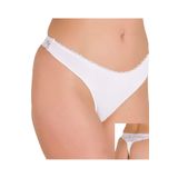 Beyaz Modal Pamuklu String Tanga Dantelli Kadın Külot, M, İM4371-198IGP103472
