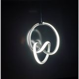Beyaz Modern Sarkıt LED Avize