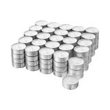 Beyaz Mum 100 Adet 3,8 cm 100LÜ Beyaz Mum Mini Mumlar - Çok Renkli
