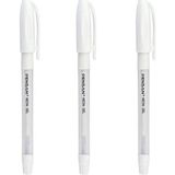 Beyaz Neon Tükenmez Kalem Jel 1.0 Mm, 2 Adet - Standart