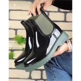 Beyaz (Nort Of London) Ren Kadın Yağmur Botu Yeşil