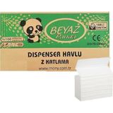 Beyaz Panda 1200 Yaprak Z Katlı Peçete
