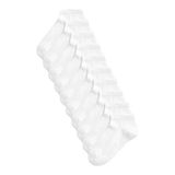 Beyaz Patik Çorap 10'lu Paket Unisex çorap, Ekonomik Kadın Siyah Çorap, Erkek Siyah beyaz patik çorap (Beyaz, 36-40)