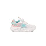 Beyaz-Pembe Akıllı Bağcıklı Kalın Tabanlı Kız Çocuk Spor Ayakkabı Sneaker 26Y512