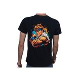 Beyaz Penguen (314) Splash Fight T-shirt%100 Pamuklu Siyah Penye Basic Erkek Tişört Siyah L