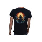 Beyaz Penguen (343) Sailor T-shirt%100 Pamuklu Siyah Penye Basic Erkek Tişört-1