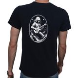 Beyaz Penguen City Siyah Penye Basic Erkek T-shirt