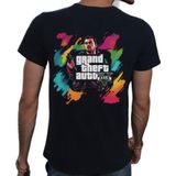 Beyaz Penguen GTA Siyah Erkek T-shirt