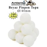 Beyaz Pinpon Topu 100 Adet Masa Tenis Topu Evcil Hayvan Kedi Oyuncağı Okul Sınıf Etkinlik Deney Topu