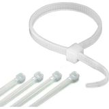 Beyaz Plastik Kablo Bağı Plastik Kelepçe 3,6MMX20CM 100
