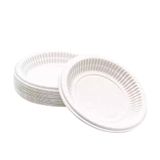 Beyaz Plastik Tabak 170 Mm 17cm Tek Kullanımlık Dayanıklı Yemek Tabağı 100 Adet
