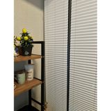 Beyaz Plise Perde – Özel Ölçü, Kolay Montaj, Cam Balkon ve Pimapen Uyumlu - 30 x 100 cm