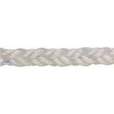 Beyaz polyester 8 kollu halat, 16mm