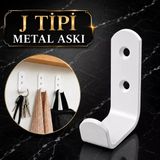 Beyaz Portmanto Askı Vestiyer Duvar Dolap Elbise Askısı Siyah Metal Mobilya Kapı Askılığı Askılık