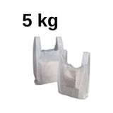 Beyaz Poşet Kalın Orta Boy Hışır Atlet Poşet 5 Kg