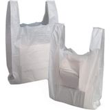 Beyaz Poşet Orta Boy 1 kg Hışır Atlet Poşet Market Manav Poşeti