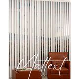 Beyaz Pvc Dikey Perde Döndürülebilen Tam Açık Ya Da Tam Kapalı Pvc Dikey 703 - 100 x 180 cm