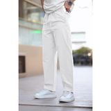 Beyaz Rahat Kesim Erkek Pantolon E6561 - XL