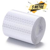BEYAZ REFLEKTİF BANT 5cm x 5 METRE BAL PETEKLİ
