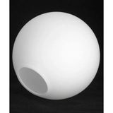 Beyaz Renk Glop Cam - Avize Fanusu - Cam Küre - 15 cm Çap - E27 Ampul Uyumlu