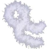 Beyaz Renk Kabarık Kalın Otriş Boa Tüy 6 Cm Genişlik 180-200 Cm Uzunluk P83741s5946