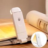 Beyaz Renk Kitap Okuma Işığı Kitap Ayıracı USB Şarjlı