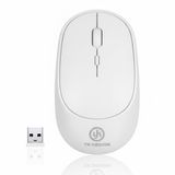 Beyaz Renkli Ergonomik Sessiz Kablosuz Mouse – USB Alıcılı, Ofis ve Oyun İçin Konforlu Bilgisayar Faresi MS6310 (4604)
