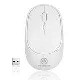 Beyaz Renkli Ergonomik Sessiz Kablosuz Mouse – Usb Alıcılı, Ofis Ve Oyun İçin Konforlu Bilgisayar Faresi Ms6310 (5433)