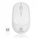Beyaz Renkli Ergonomik Sessiz Mouse – Usb Alıcılı, Ofis Oyun İçin Konforlu Bilgisayar Faresi Ms6310 (5047)