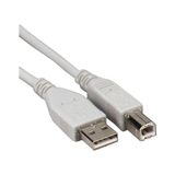 Beyaz Renkli Jy USB Yazıcı Kablosu 1.8 mt Model KB-128A Uyumlu Yazıcılar için Uzun Ömürlü