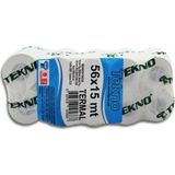 Beyaz Renkli TEKNO Pos Rulosu 56 mm Genişlik 15 Metre Uzunluk ile İş Yerinizde Profesyonellik Katın