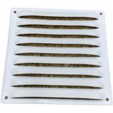 Beyaz Sabit Kanat Metal Menfez 200X200 (Beyaz)