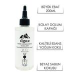 Beyaz Sabun Bambu Yedek Likit Bambu Yedek Şişe Çubuklu Oda Kokusu 200 ml