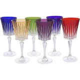 Beyaz Şarap Kadehi 6'li Set, Empire M03500, Renkli - Çok Renkli