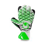 Beyaz - Siyah - Fosforlu Yeşil Uhlsport Futbol Kaleci Eldiveni Soft Advanced 101136901 Beyaz - Siyah