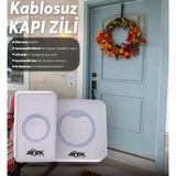 Beyaz Su Geçirmez Kapı Zili