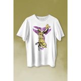 Beyaz T-Shirt Kobe Bryant Black Mamba Nba Basketball Baskılı Tshirt Unisex Tişört