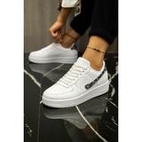 Beyaz Taban Kalın Spor Ayakkabı Erkek Spor Sneaker Ayakkabı Kadın Spor Unisex Spor - 37