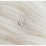 Beyaz Taşlı Burun Piercing